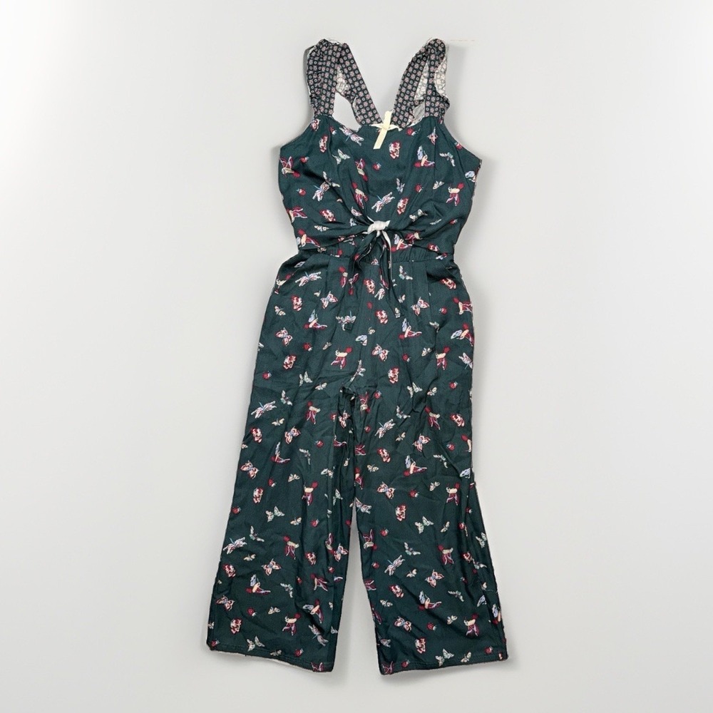 Matilda Jane EVERGREEN DREAM Jumpsuit Small S Hummingbirds One-Piece Women's